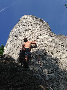 Skałki Rzędkowickie - Flaszka i Kamień za Flaszką