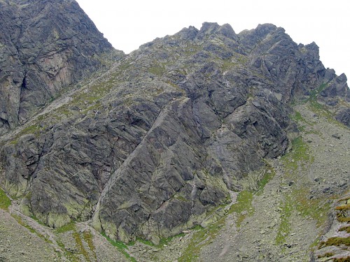 Zadni Kościelec - nowa droga