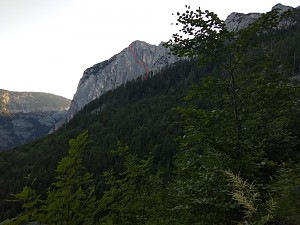 Widok ze ścieżki podejściowej.