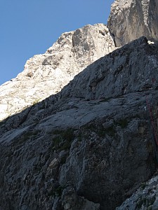 Trawers po wyjściu z komina.