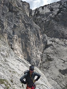Widok na V i VII część ściany.