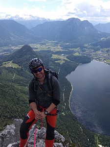 Radość z przejścia drogi.