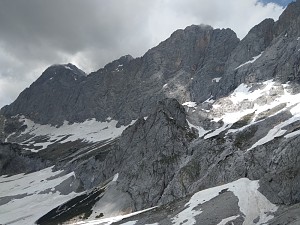 Turnia Mitterstein 2097m na którą prowadzi ferrata Anna