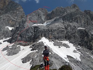 Orientacyjnie zaznaczone przebiegi dróg