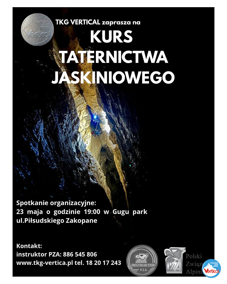Kurs taternictwa jaskiniowego Kurs taternictwa jaskiniowego