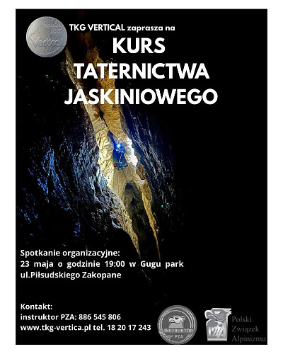 Kurs taternictwa jaskiniowego