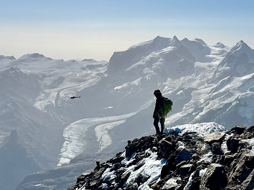 Eggishorn, Breithorn, Matterhorn