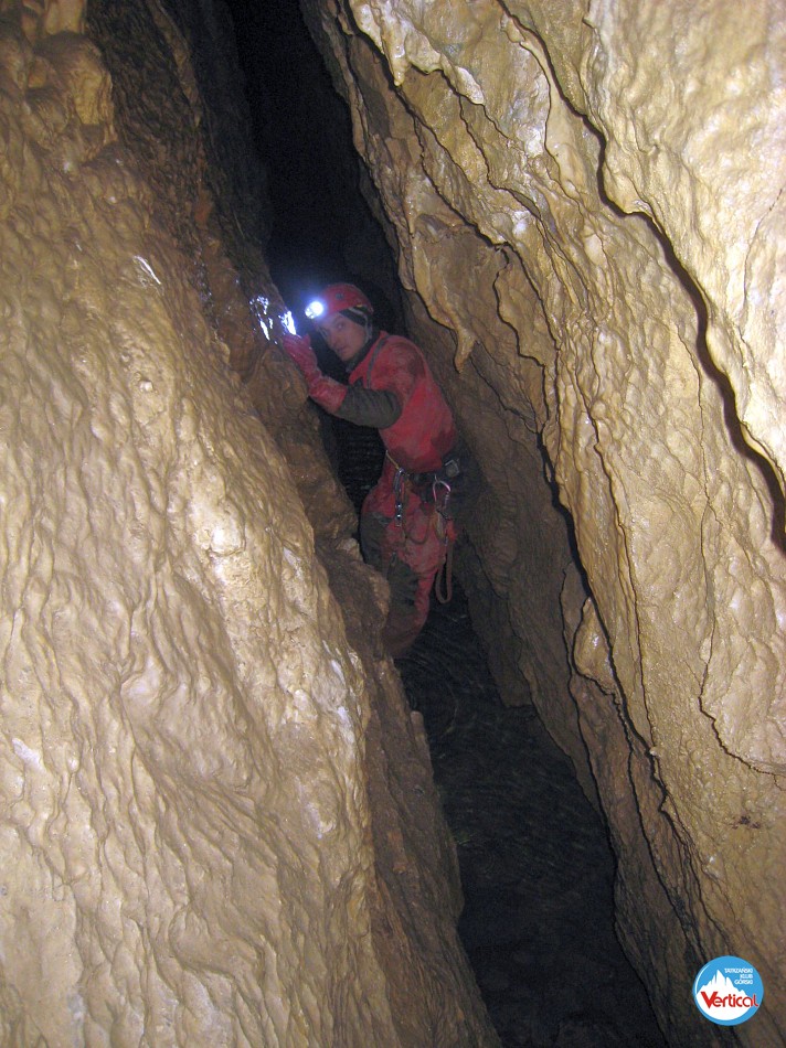 W Jaskini Zimnej między syfonami