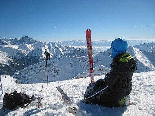 ski-tourowo w Tatry Zachodnie