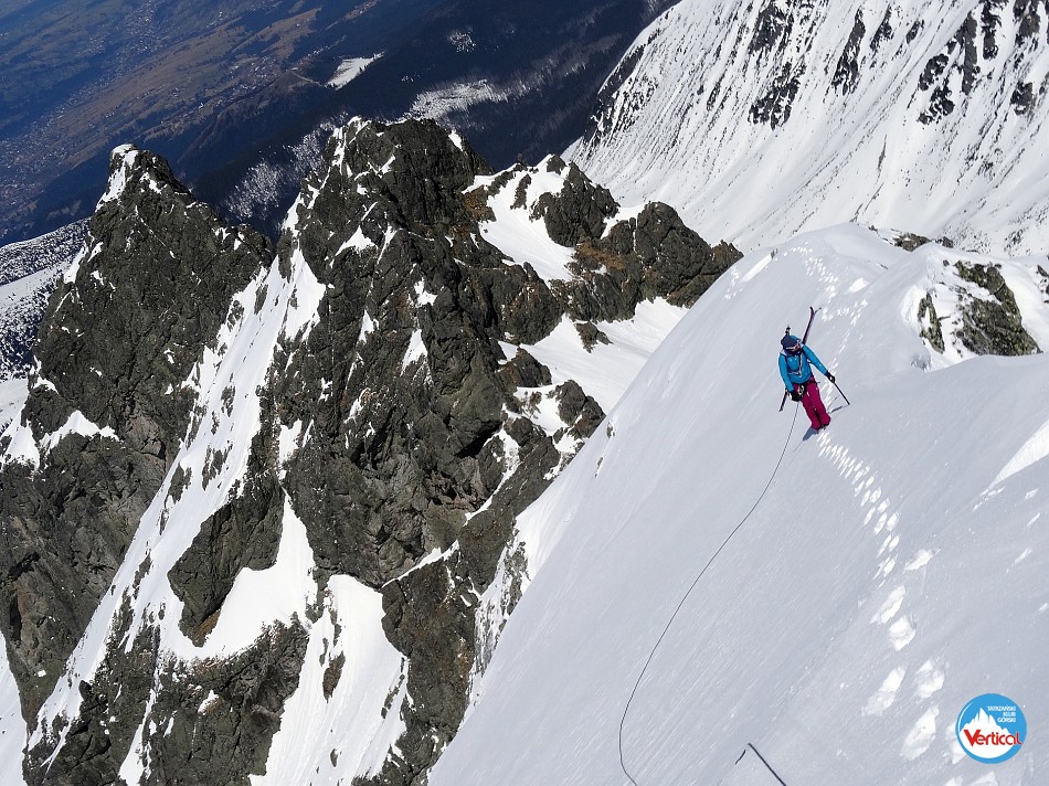 Zawratowa Turnia - skiturowo, nieco wspinaczkowo