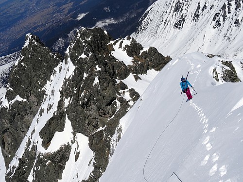 Zawratowa Turnia - skiturowo, nieco wspinaczkowo