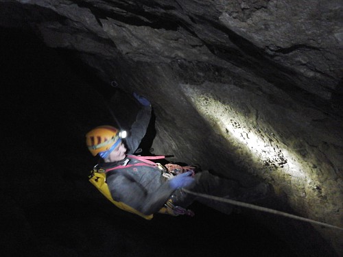 Jaskinia Czarna - trawers